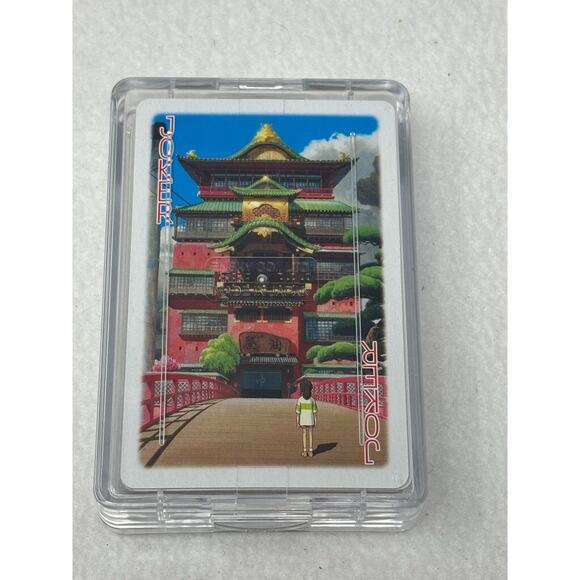 Studio Ghibli Spirited Away Playing Cards In Clear Case New Japan - Picture 4 of 10